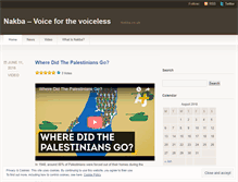 Tablet Screenshot of nakba.co.uk